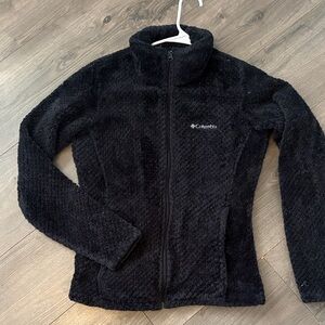 Columbia Women's Cozy Black Teddy Jacket